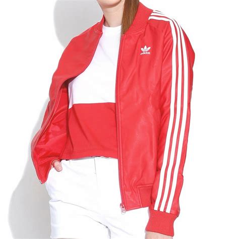 adidas bomberjacke damen rot|Women · Bomber Jackets .